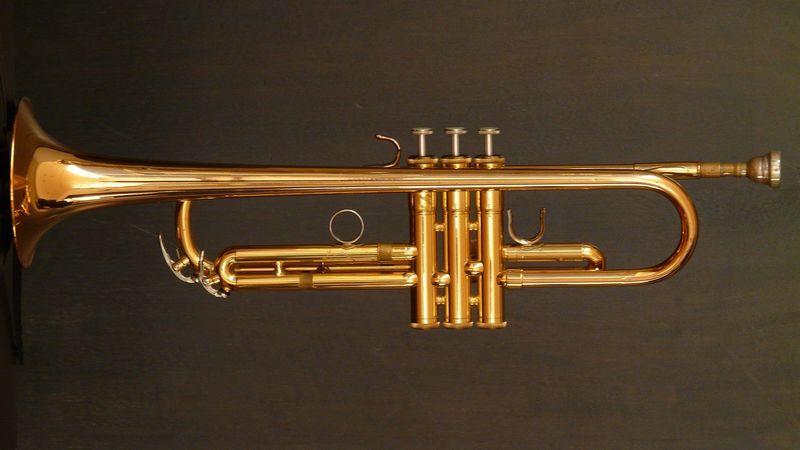 a standard Bb trumpet