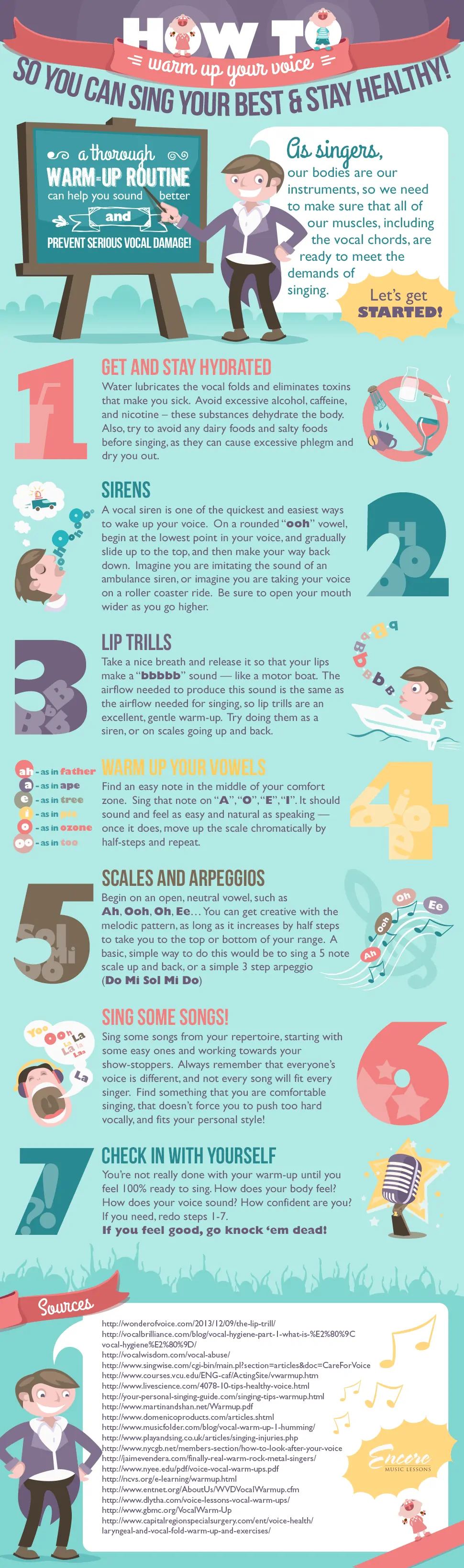 singers vocal health infographic
