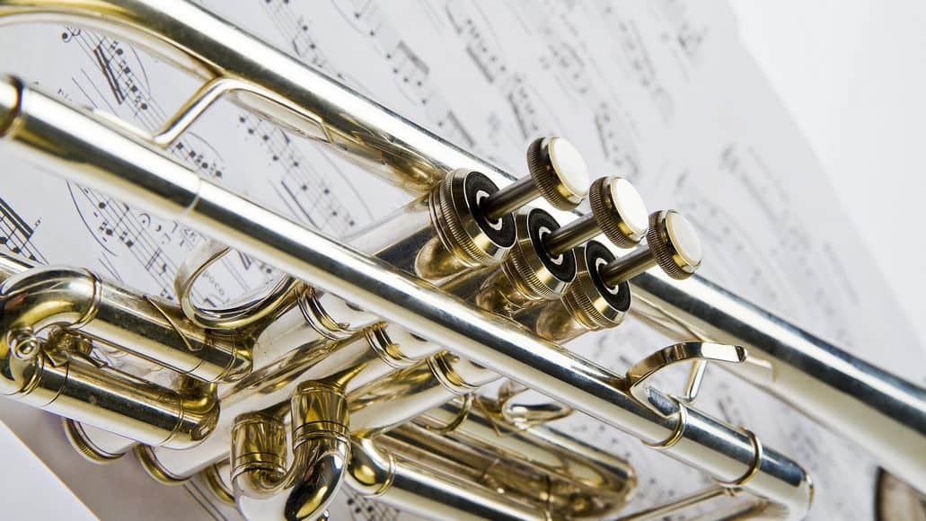 Trumpet valves make instrument muffled