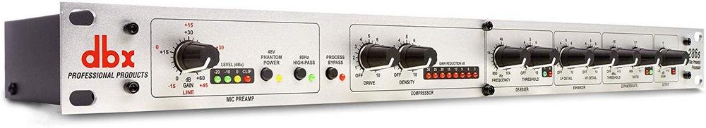 DBX 286S preamp controls