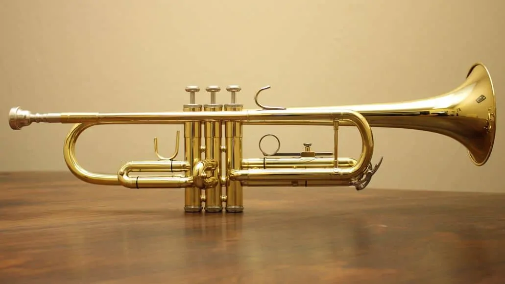 Trumpet with stuck mouthpiece