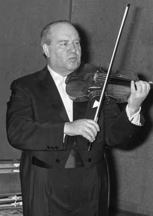 Famous Violin Player David Oistrakh