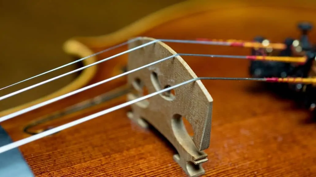 Steel violin strings
