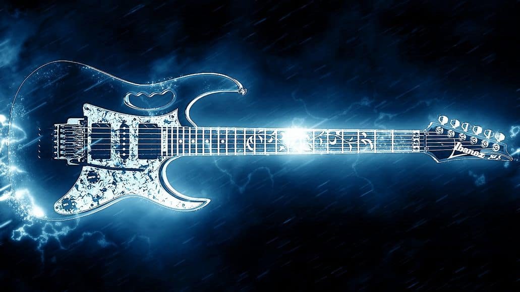 ungrounded guitar sparking electricity