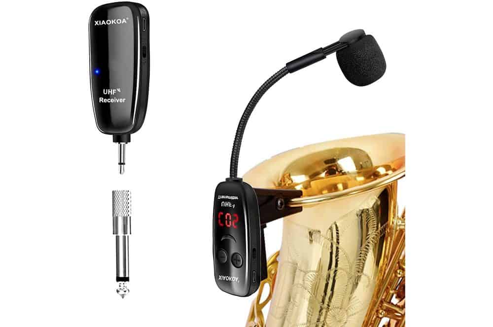 XIAOKOA UHF Wireless Instruments Microphone
