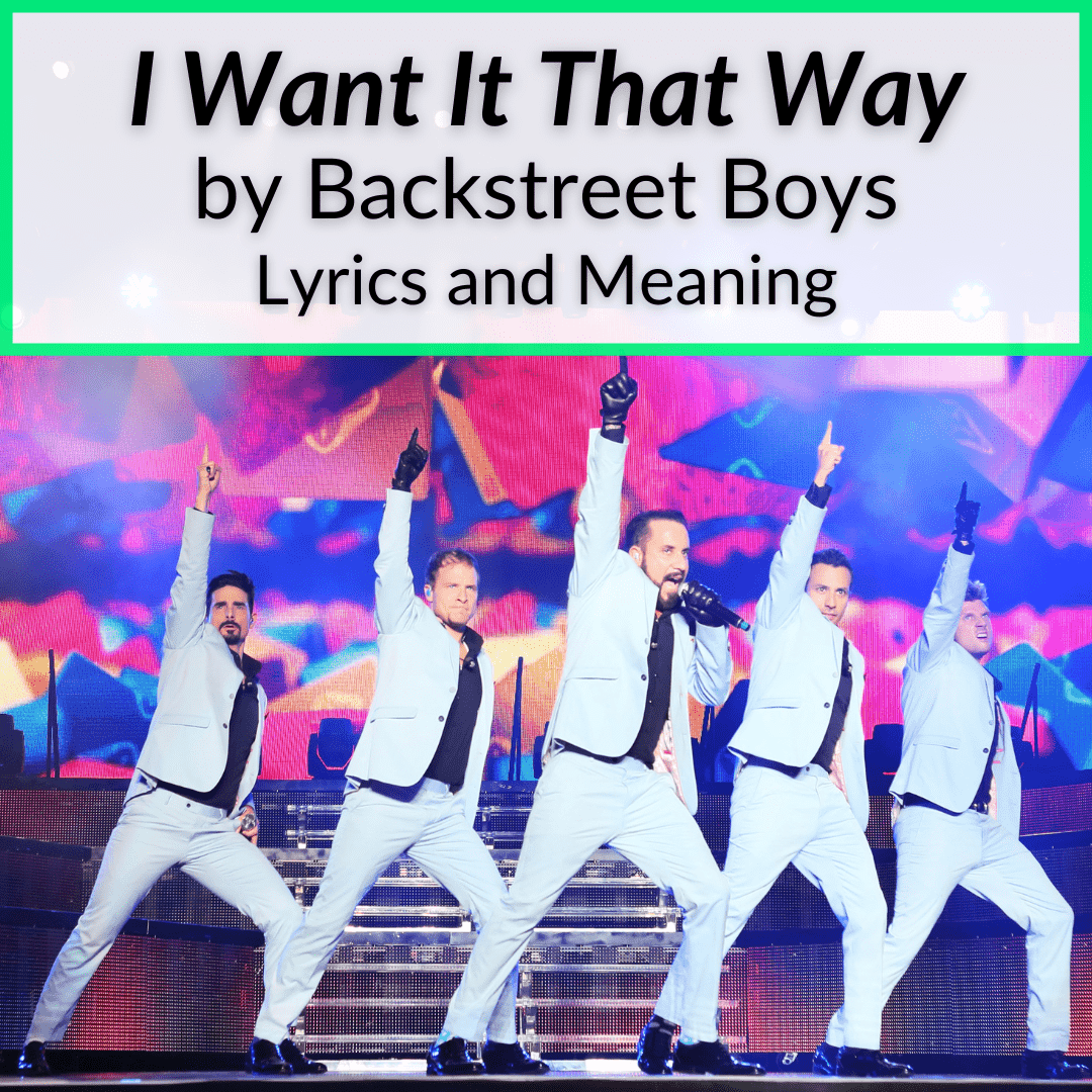 Backstreet Boys-I Want it That Way Lyrics 