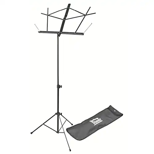 On-Stage SM7122BB Compact Folding Sheet Music Stand with Bag