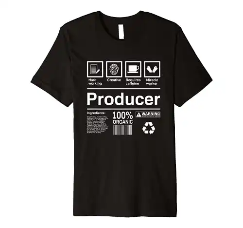 100% Organic Producer T-Shirt