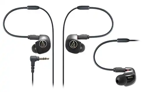 Audio Technica ATH-IM04 SonicPro Balanced In-Ear Monitor Headphones