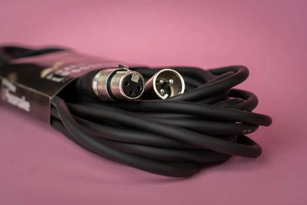 xlr connectors on end of cable