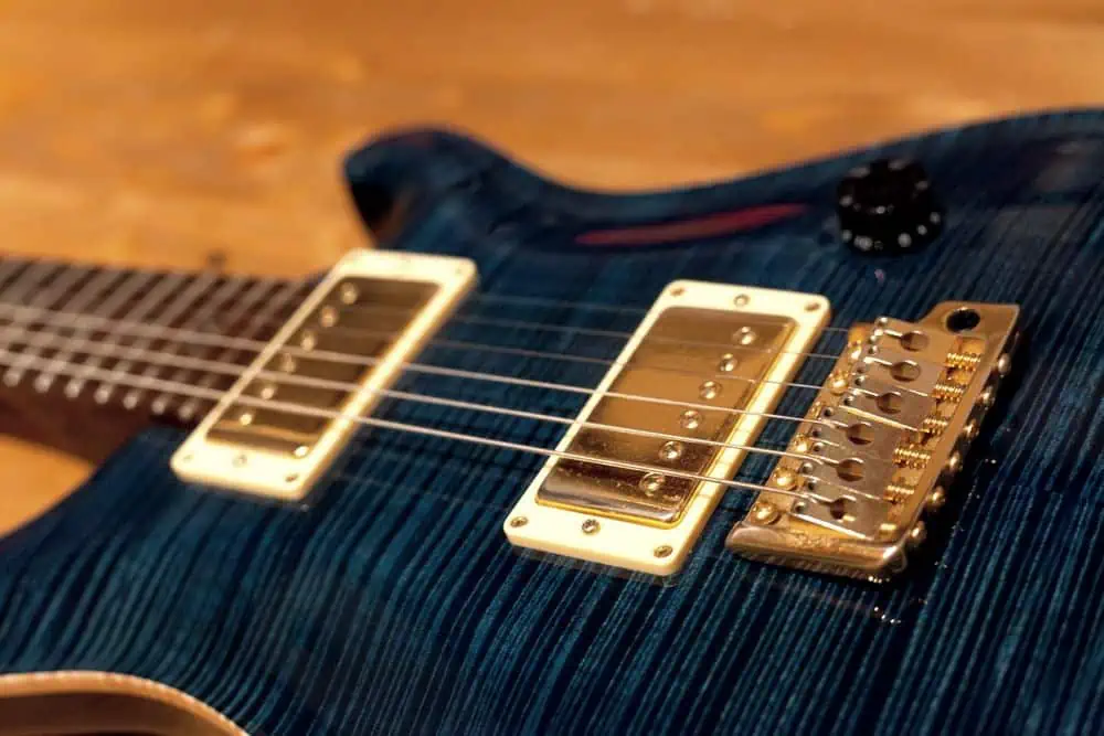 blue paul reed smith guitar